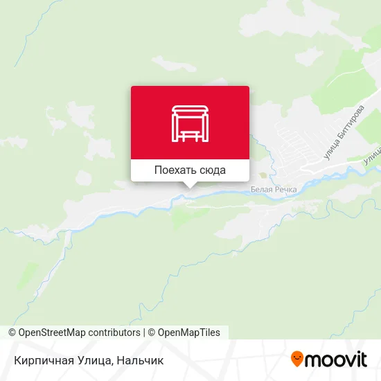 Карта Кирпичная Улица