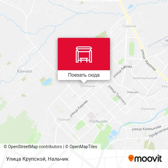 Карта Улица Крупской