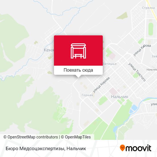 Карта Бюро Медсоцэкспертизы