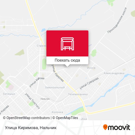 Карта Улица Киримова