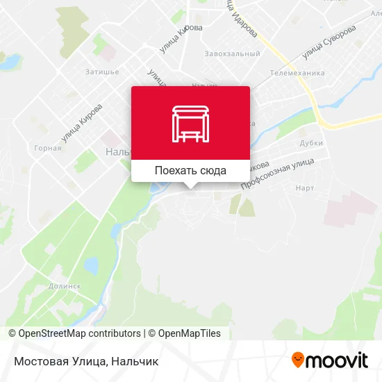 Карта Мостовая Улица