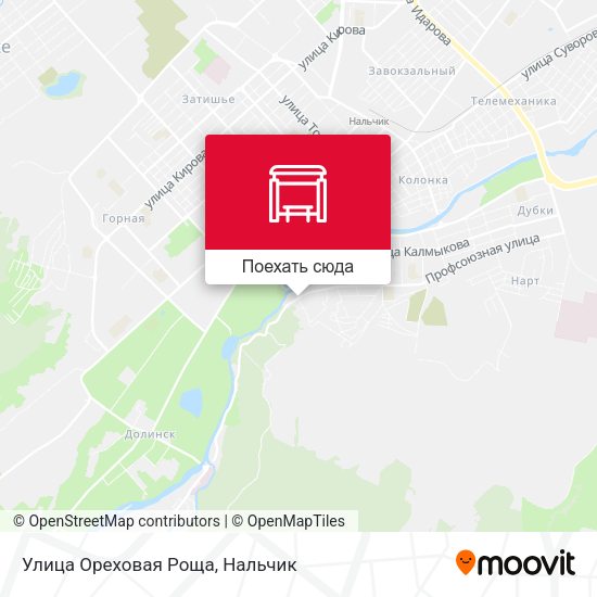 Карта Улица Ореховая Роща