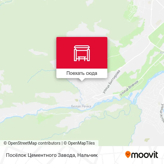 Карта Посёлок Цементного Завода