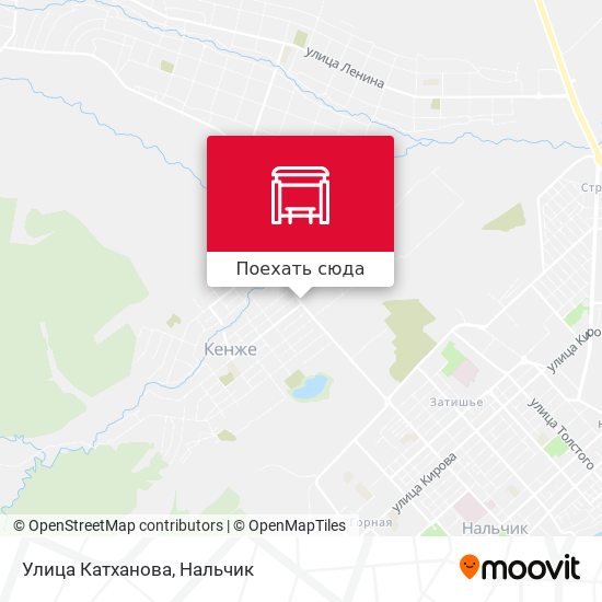 Карта Улица Катханова