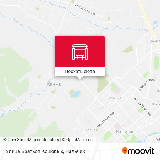Карта Улица Братьев Кешевых