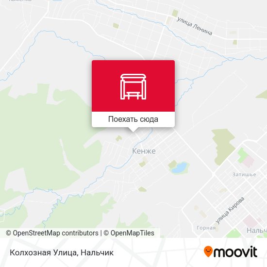 Карта Колхозная Улица