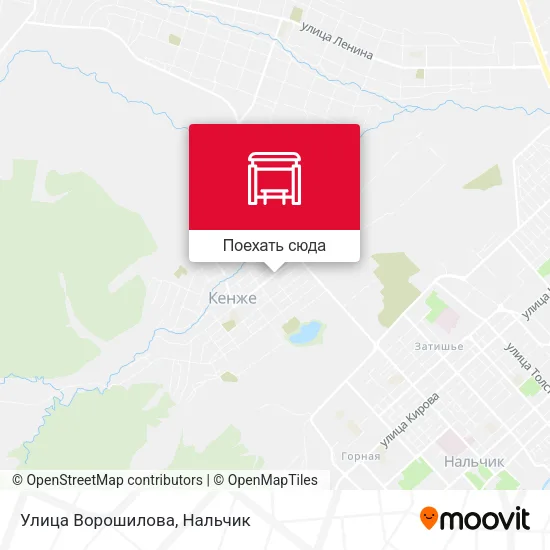 Карта Улица Ворошилова