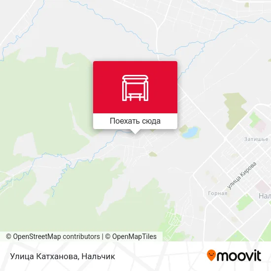 Карта Улица Катханова