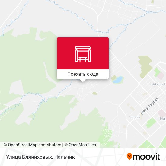 Карта Улица Бляниховых