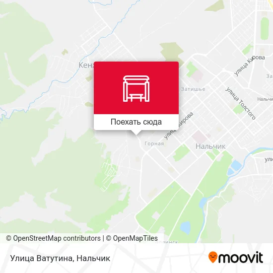 Карта Улица Ватутина