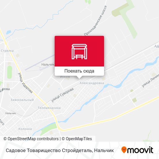 Карта Садовое Товарищество Стройдеталь