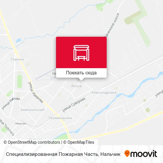Карта Специализированная Пожарная Часть