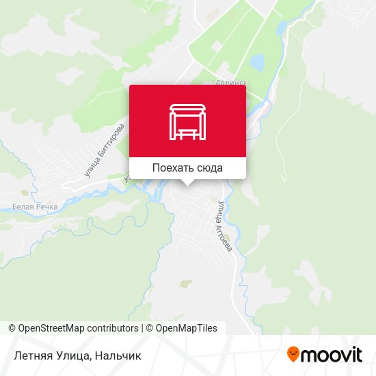 Карта Летняя Улица
