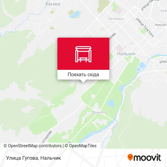 Карта Улица Гугова