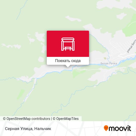 Карта Серная Улица