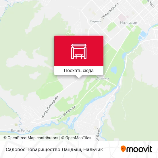 Карта Садовое Товарищество Ландыш