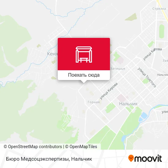 Карта Бюро Медсоцэкспертизы
