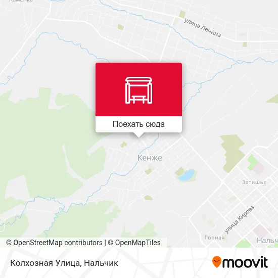 Карта Колхозная Улица