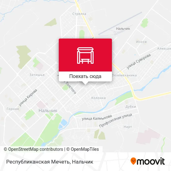 Карта Республиканская Мечеть
