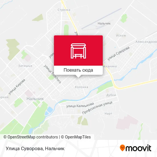 Карта Улица Суворова