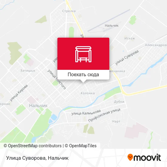 Карта Улица Суворова