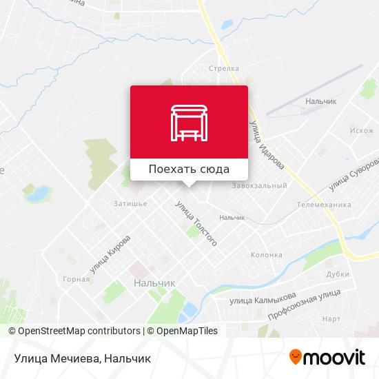 Карта Улица Мечиева