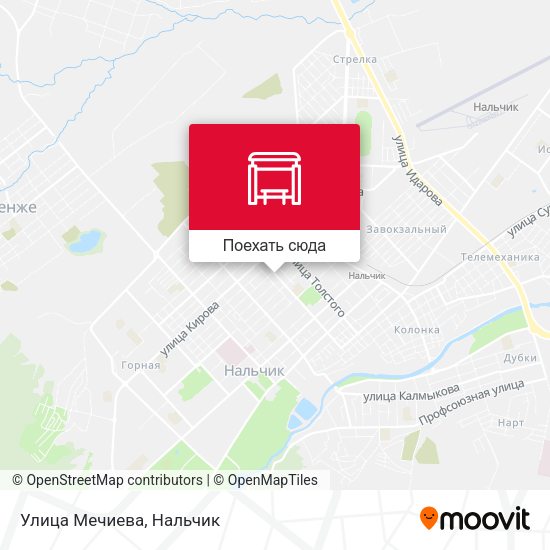 Карта Улица Мечиева