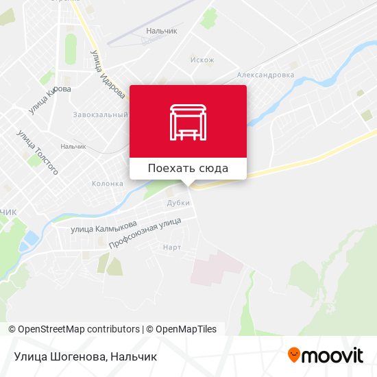 Карта Улица Шогенова