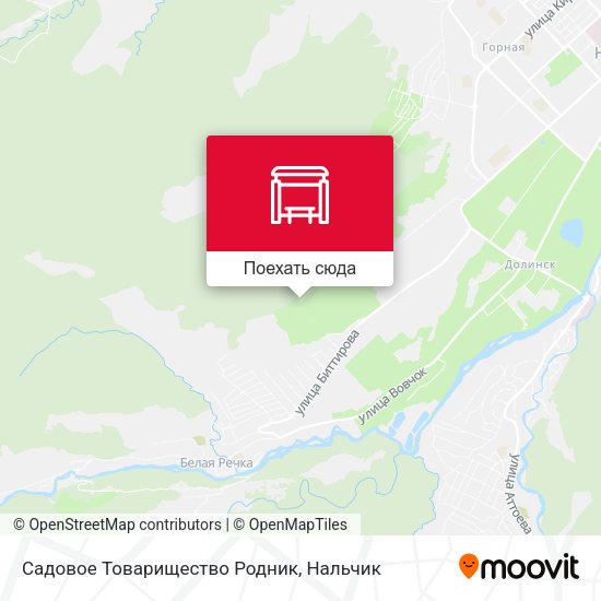 Карта Садовое Товарищество Родник