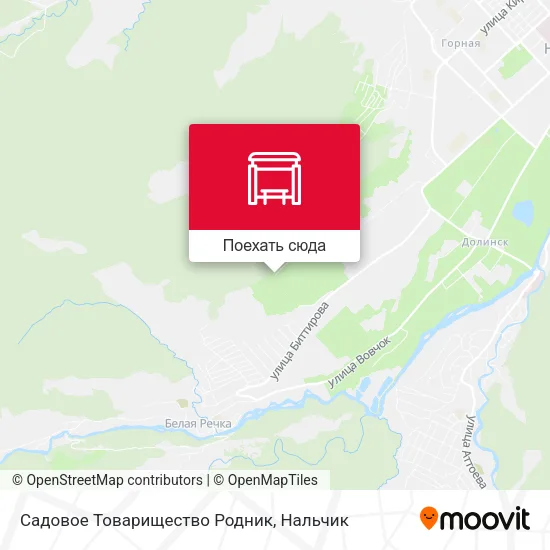 Карта Садовое Товарищество Родник
