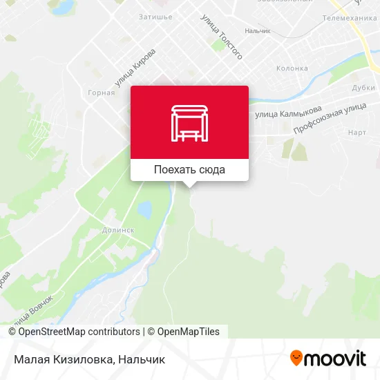 Карта Малая Кизиловка