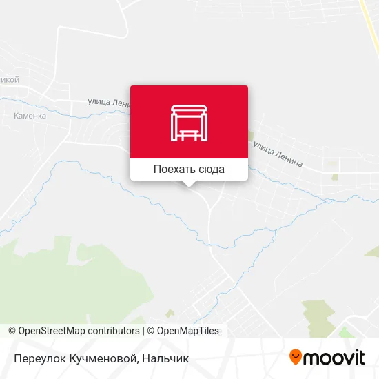 Карта Переулок Кучменовой