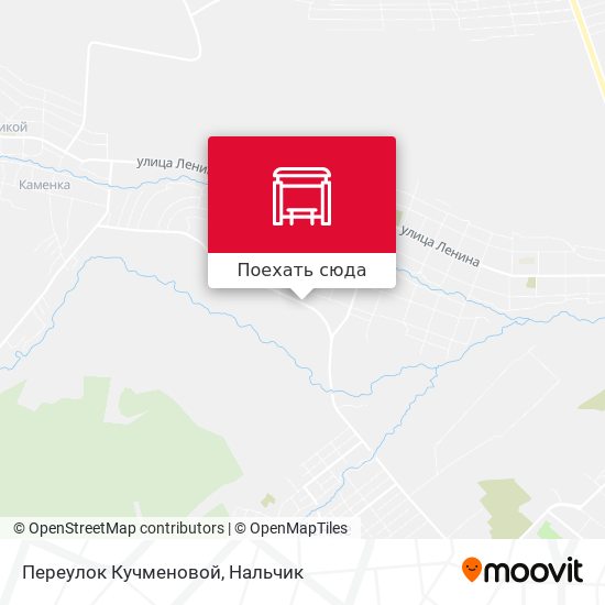 Карта Переулок Кучменовой