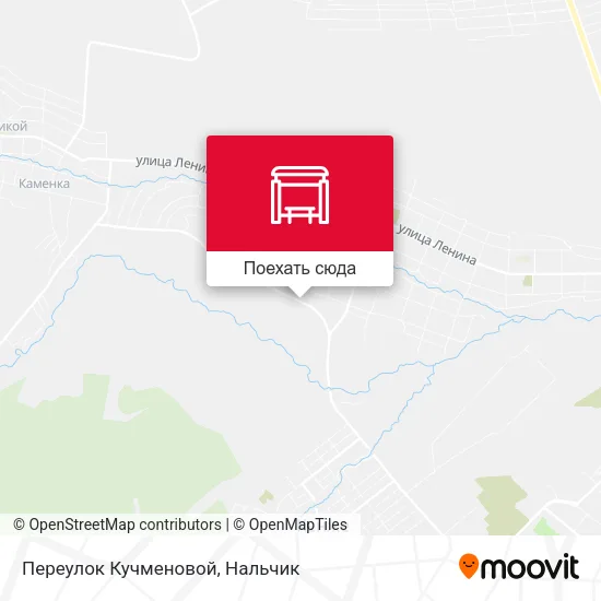 Карта Переулок Кучменовой