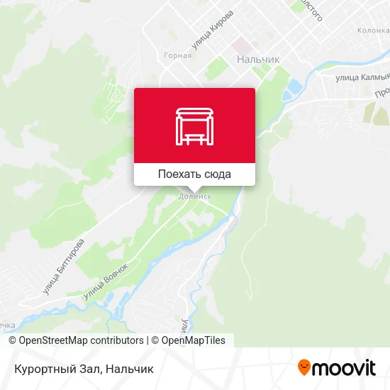 Карта Курортный Зал