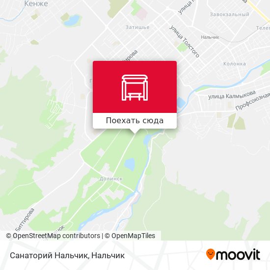 Нальчик санаторий карта
