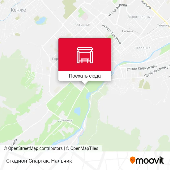 Карта Стадион Спартак