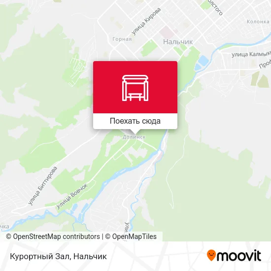 Карта Курортный Зал