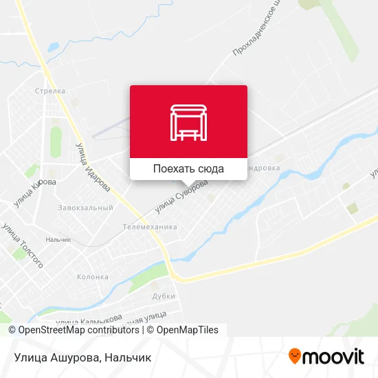 Карта Улица Ашурова