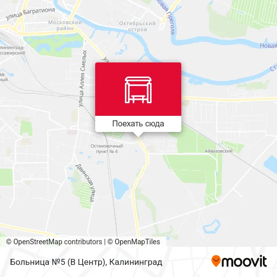 Карта Больница №5 (В Центр)