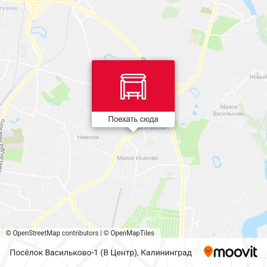 Карта Посёлок Васильково-1 (В Центр)