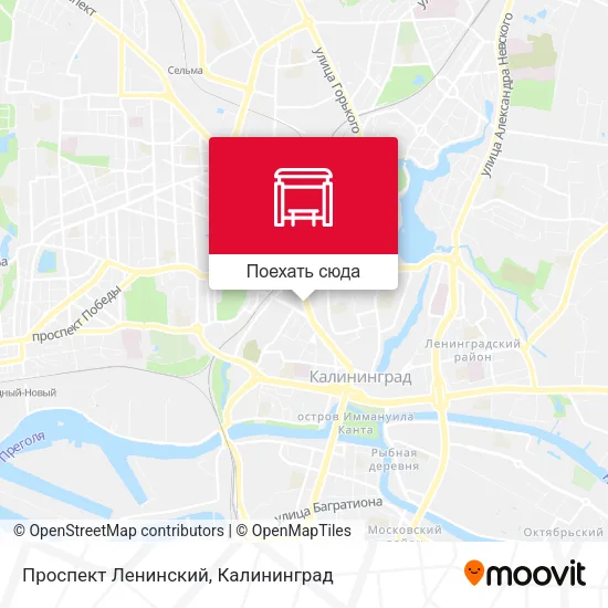 Карта Проспект Ленинский