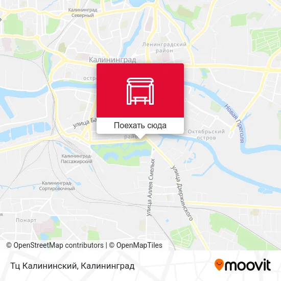 Карта Тц Калининский