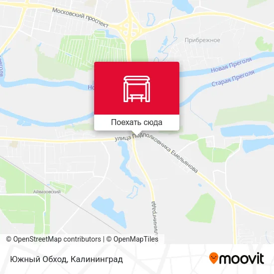 Карта Южный Обход