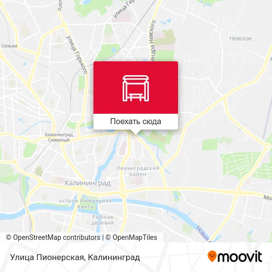 Карта Улица Пионерская
