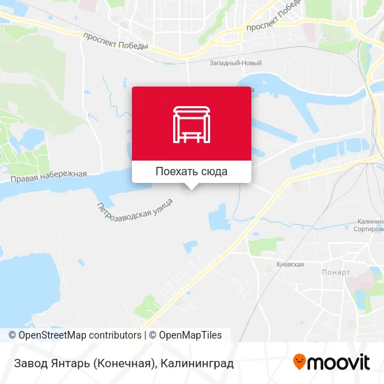 Карта Завод Янтарь (Конечная)
