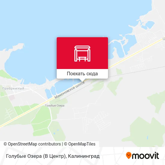 Карта Голубые Озера (В Центр)