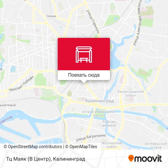 Карта Тц Маяк (В Центр)