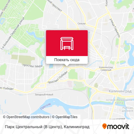 Карта Парк Центральный (В Центр)