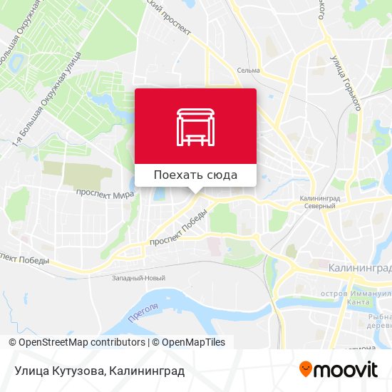 Карта Улица Кутузова